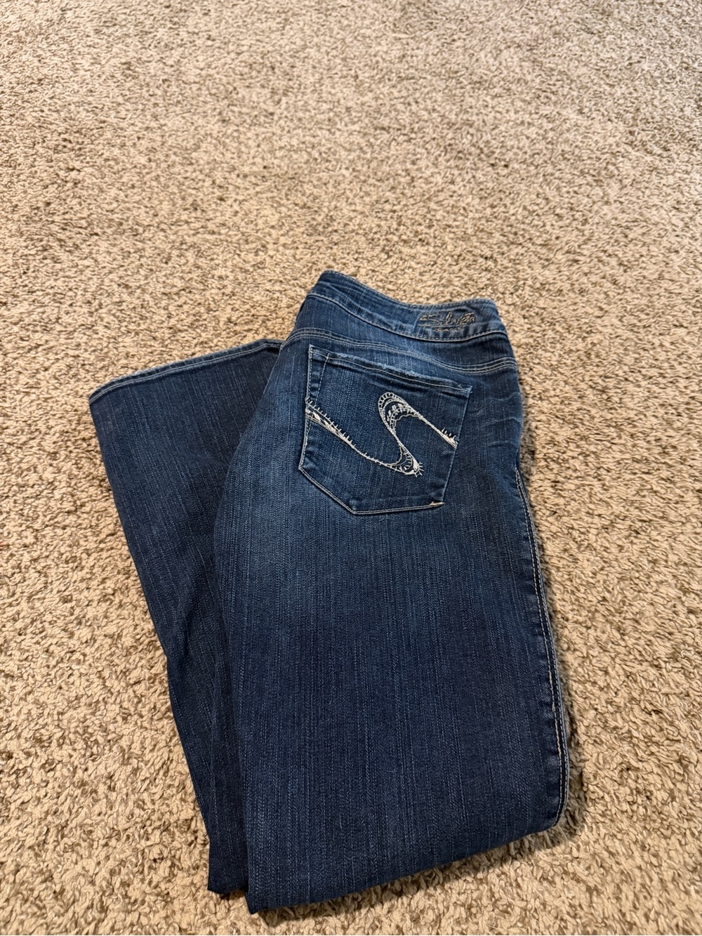 Silver Santorini Jeans Women's Dark Blue Jeans, Size 28
